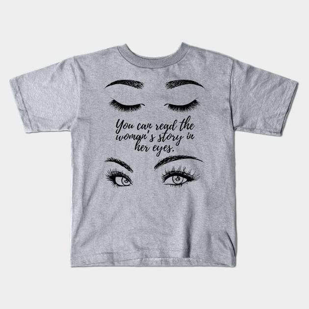 How beautiful your eyes are Kids T-Shirt by Pestach